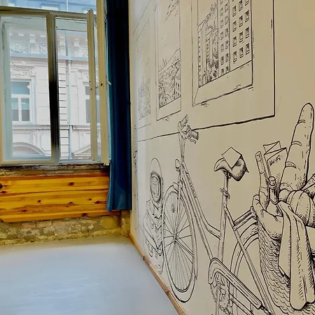 Lavender Circus Hand Drawn Apartments Budapest
