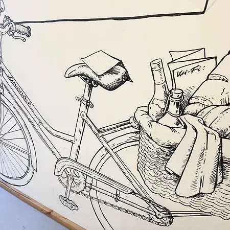 Appartement Lavender Circus Hand Drawn Boedapest