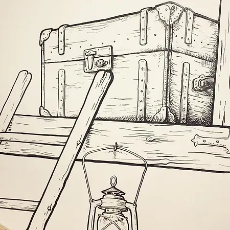 Appartement Lavender Circus Hand Drawn *