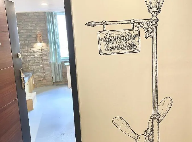 Lavender Circus Hand Drawn Apartments