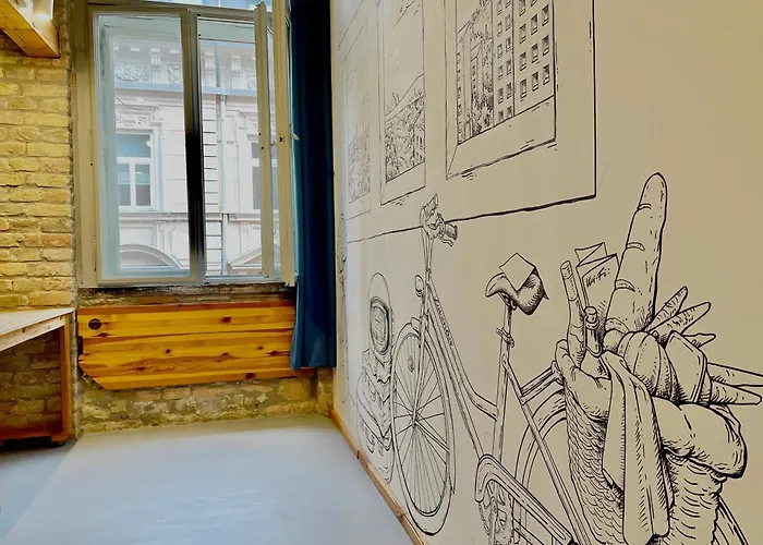 Lavender Circus Hand Drawn Apartments Budapest