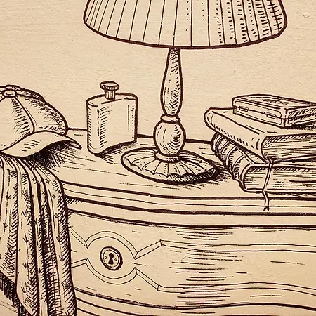 Apartamento Lavender Circus Hand Drawn Budapest